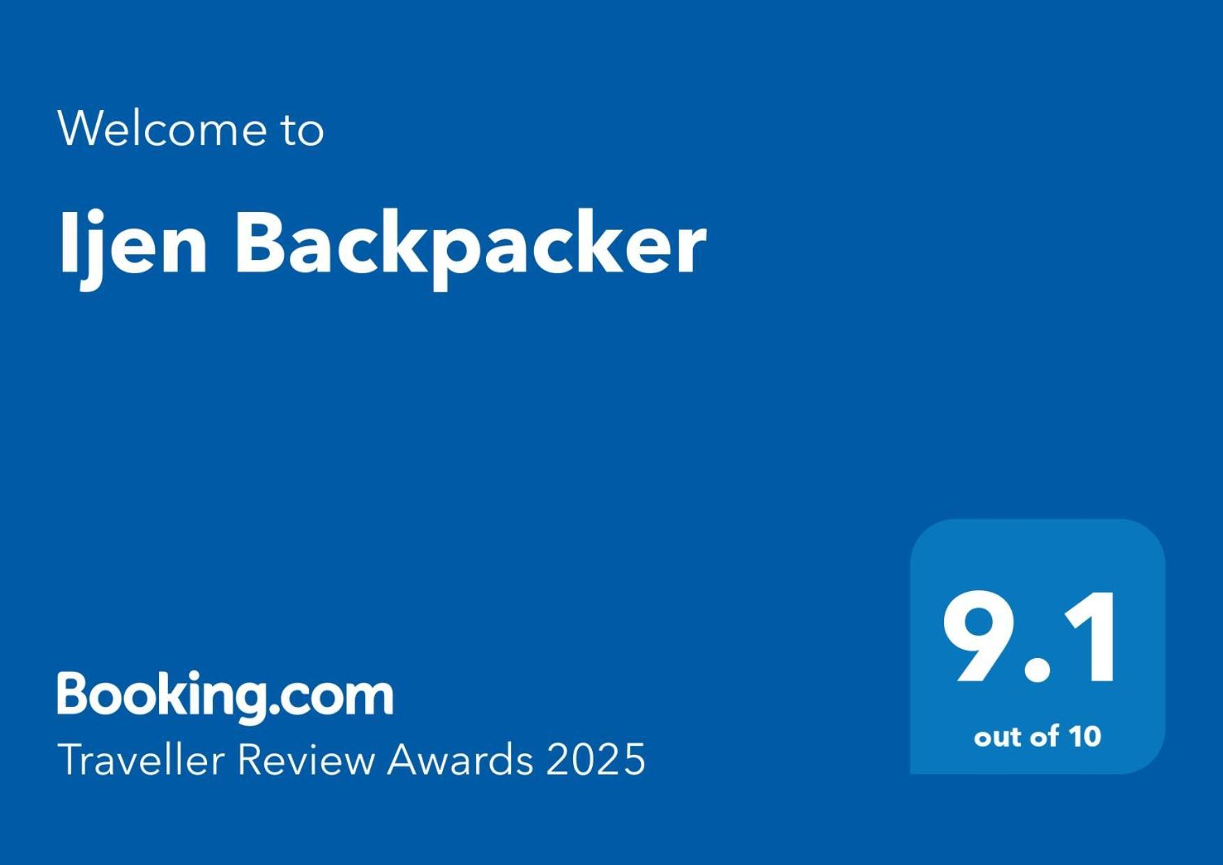 Хостел Ijen Backpacker Баньюванги Экстерьер фото